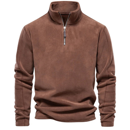 Emil | Pullover in pile riscaldante con cerniera