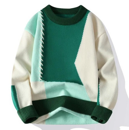 Verre Blanc™  | Maglione patchwork alla moda